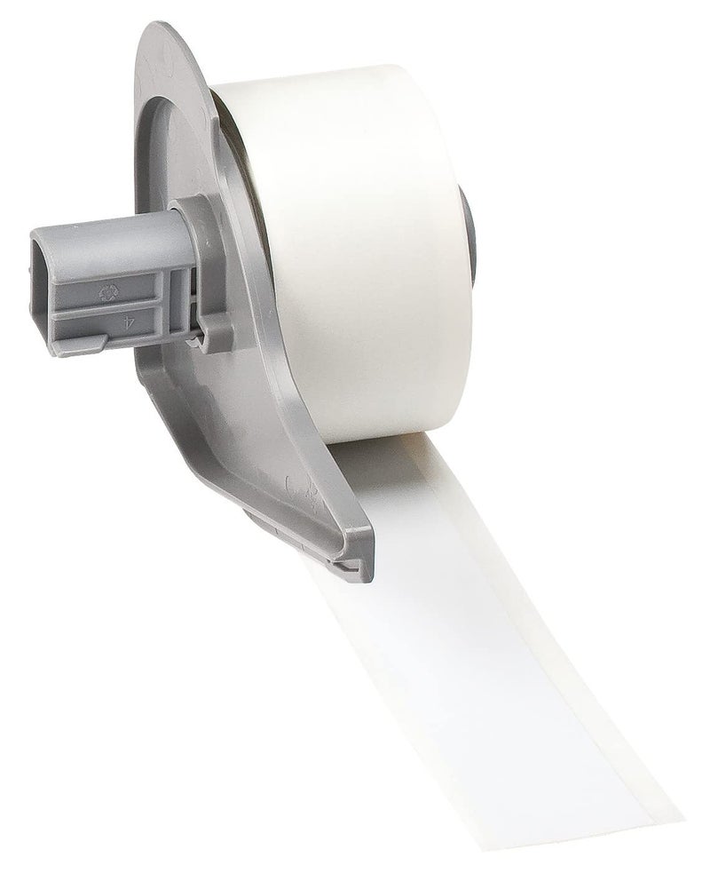 Brady All Weather Permanent Adhesive Vinyl Label Tape for M710 and BMP71 Printers - 1" x 50', White. M7C-1000-595-WT - Image 1
